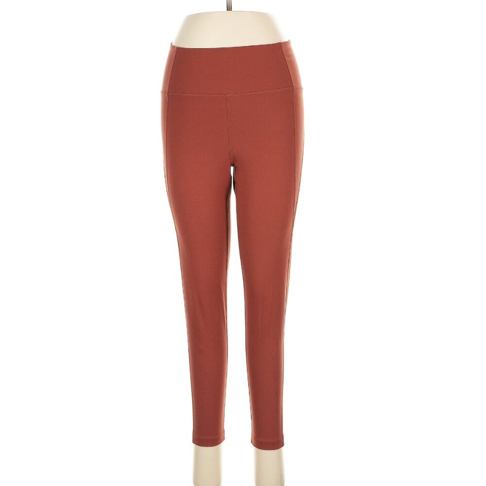 Anthropologie Girlfriend Collective Brown High-Rise Leggings | Size L